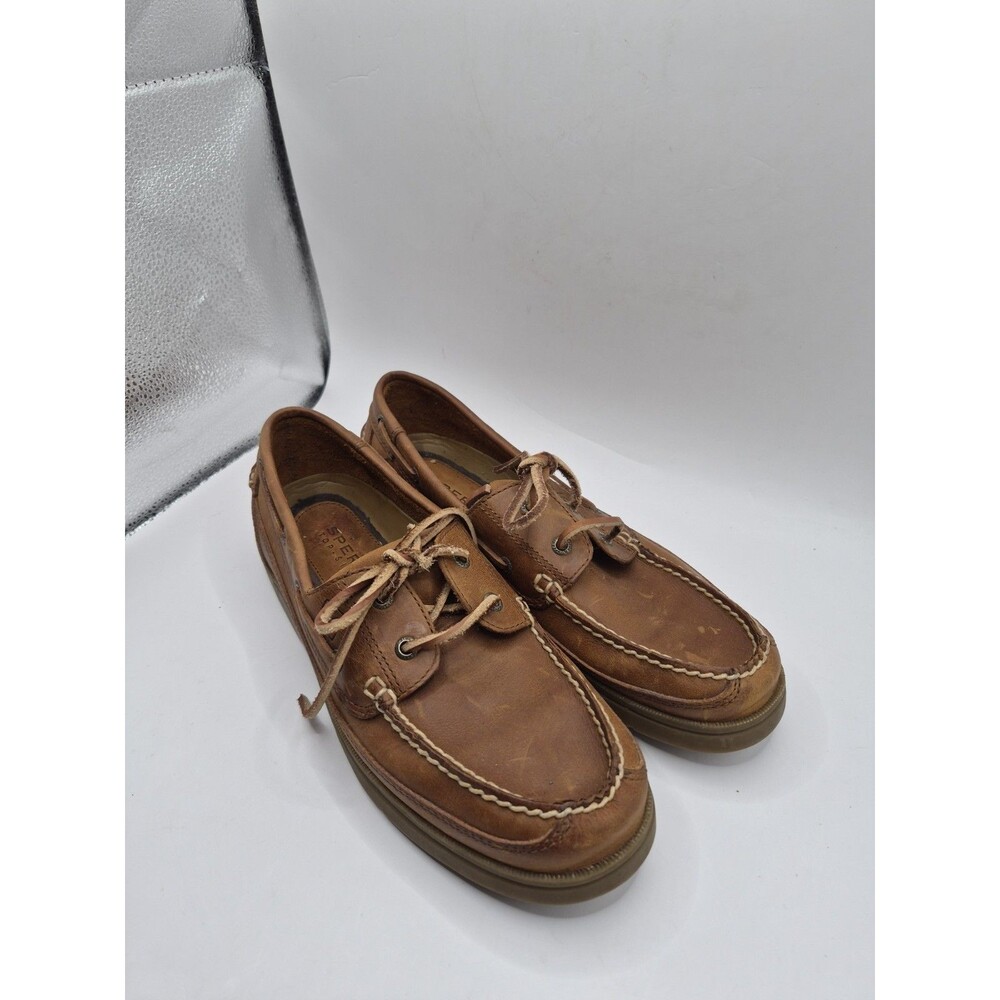 Sperry Light Brown Two Eye TOP SIDERS Men's Boat Shoes Size 10M